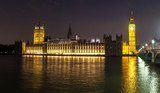 Fototapeta Big Ben - Big Ben, Parliament, Westminster bridge in London