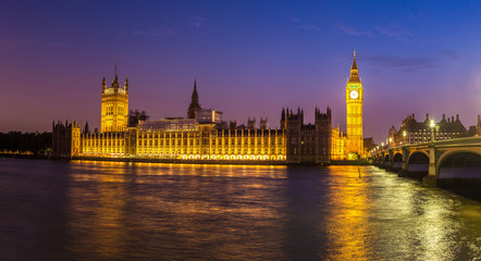  Big Ben, Parliament, Westminster bridge in London