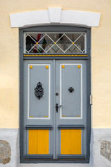 Wall Mural - Tallinn decorated doors