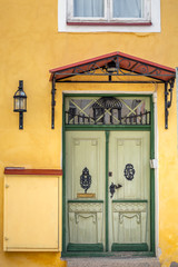 Wall Mural - Tallinn decorated doors