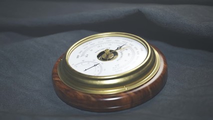 Wall Mural - Weather changes. Barometer is forecasting worse atmospheric parameters. 4KHD