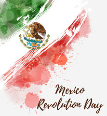 Wall Mural - Mexico Revolution Day.