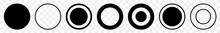 Label Circle Black | Circles | Logo Sticker | Emblem Round | Icon | Transparent Variations
