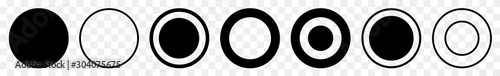 Fotografía Label Circle Black | Circles | Logo Sticker | Emblem Round | Icon | Transparent