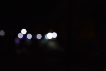Wall Mural - night light bokeh