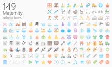 Maternity Colored Iconset
