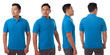 © airdone - Blue Collared Shirt Design Template