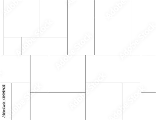 Slate tile ceramic, seamless texture bump map for 3d graphic Canvas Print