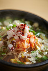 Poster - Korean bean sprout and octopus soup 