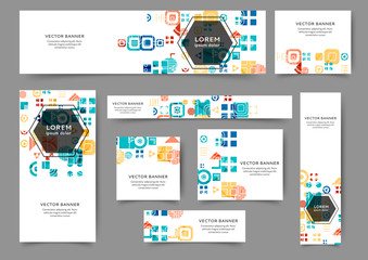 Wall Mural - Web banner templates