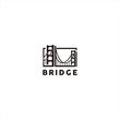 Black Bridge Logo design template inspiration