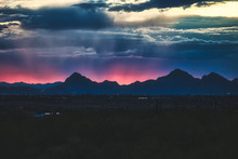 Matte Pink Desert Sunset - Tucson, Arizona