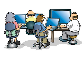 working with computers