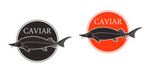 Caviar Logo. Isolated Caviar On White Background