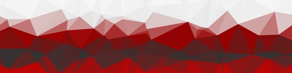 Red Color Abstract trianglify Generative Art background illustration