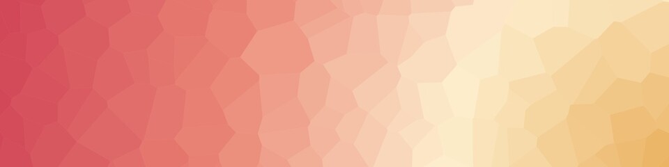 Red Color Abstract trianglify Generative Art background illustration