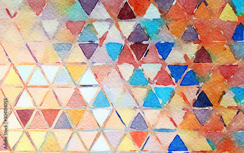 Contemporary abstraction wall art print, modern beautiful pattern background,...