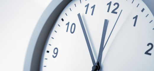 Wall Mural - clock face close-up
