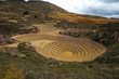 Ancient Inca circular terraces at Moray (agricultural experiment station), Peru.