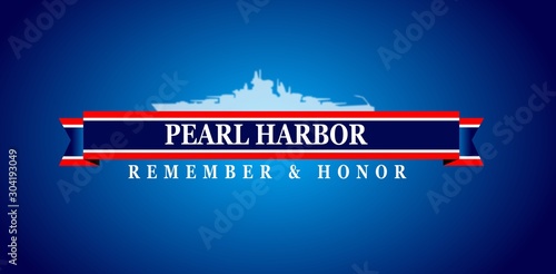 Fotomural Pearl Harbor Remembrance, background