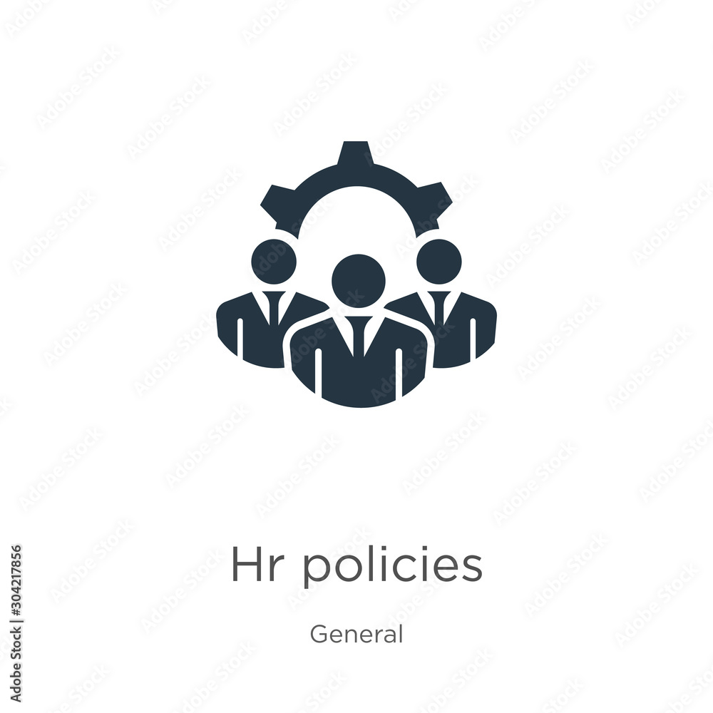 Image vectorielle Stock Hr policies icon vector. Trendy flat hr ...