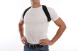 © dream@do - Man with posture corrector. Scoliosis, Kyphosis treatment