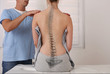 © dream@do - Scoliosis Spine Curve Anatomy, Posture Correction. Chiropractic treatment, Back pain relief.