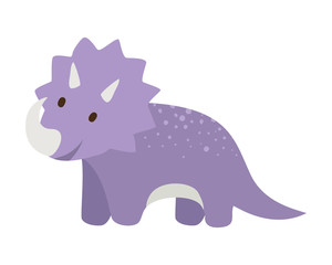 Fototapete - Isolated dinosaur toy vector design