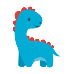 Poster - Isolated dinosaur toy vector design
