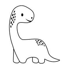 Poster - Isolated dinosaur toy vector design