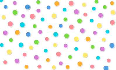 Wall Mural - festival pattern abstract kawaii pattern polka dot circle background. soft gradient pastel. concept 