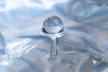 Water drop collision form