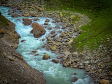 Water Flowing Over Rocks, River Flowing, Crystal Clear River Flowing, River In India