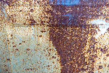 Background of old steel wall to rust. , Copy space for text