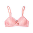 © heinteh - bra or pink colour bra on white background.