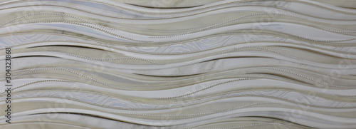 Fototapeta do kuchni gray marble with abstract wavy pattern