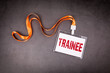 Trainee. Training, skills, practice and career concept
