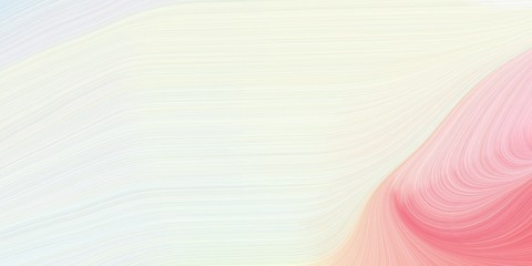 Fototapete - modern soft swirl waves background illustration with linen, light coral and light pink color