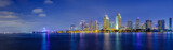 Fototapeta Koty - San Diego Skyline at Night , San Diego, California, USA  