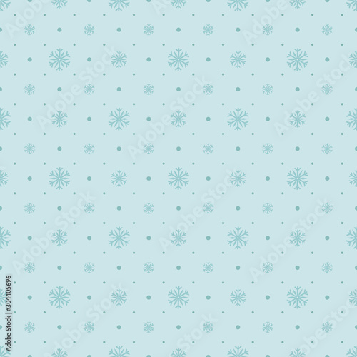 Snowflakes in light blue. New Year's background. Winter abstract drawing. Vec...