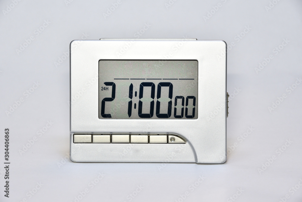 毎正時 デジタル表示 時間 Fototapety