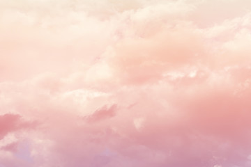 Wall Mural - cloud background with a pastel colour