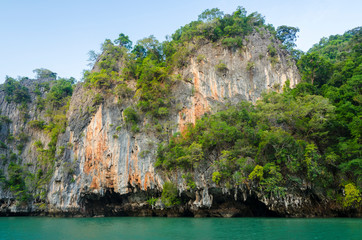 Beautiful scenery of Phang Nga National Park in Thailand