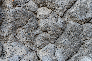 Wall Mural - Gray old beton concrete wall, abstract background photo.