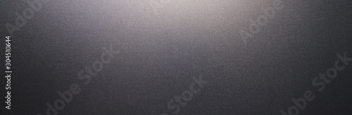 Fotografía Black plastic texture or background or backdrop, banner size, with copyspace for your individual text