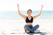 © AntonioDiaz - Woman Doing Peaceful Workout At Beach
