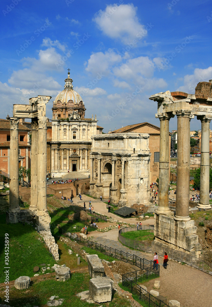 Obraz na płótnie Rzym Forum Romanum w salonie