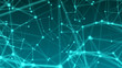 © Iryna - Abstract graphic design. Network connection background. 3d rendering.