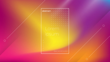 Wall Mural - abstract modern graphic element. dynamical colored forms and waves. gradient abstract banner with fl