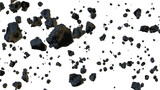 Fototapeta Dinusie - Meteorito asteroide roca